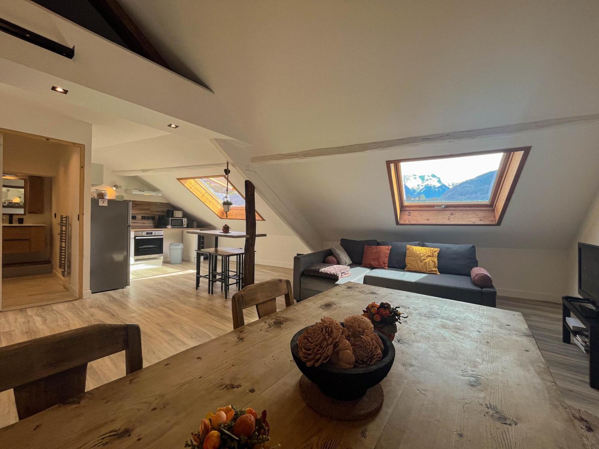 Apartamento Cocon Sous Les Toits Albertville Exterior foto